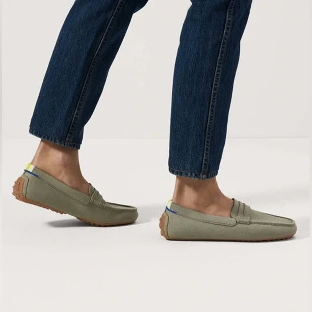 Rothy's The Driver Loafer Slip-On Retired Martini Olive Size W6.5 NWOB